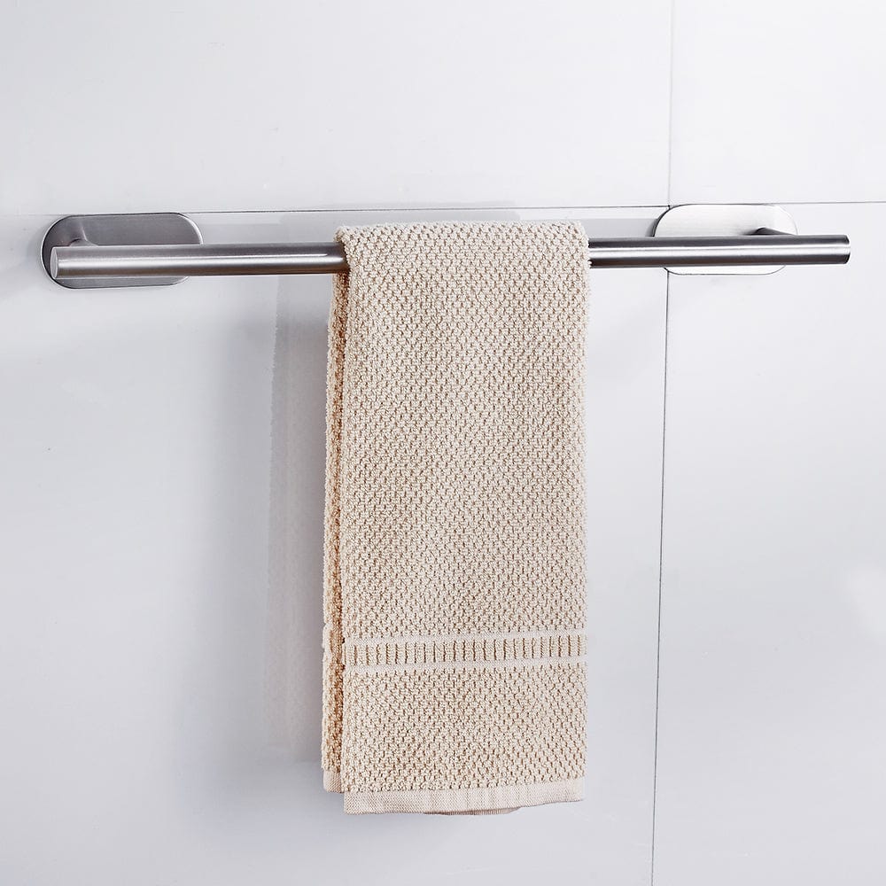 Porte-Serviettes Mural 50 cm Inox Résiste à l'Humidité – Linora