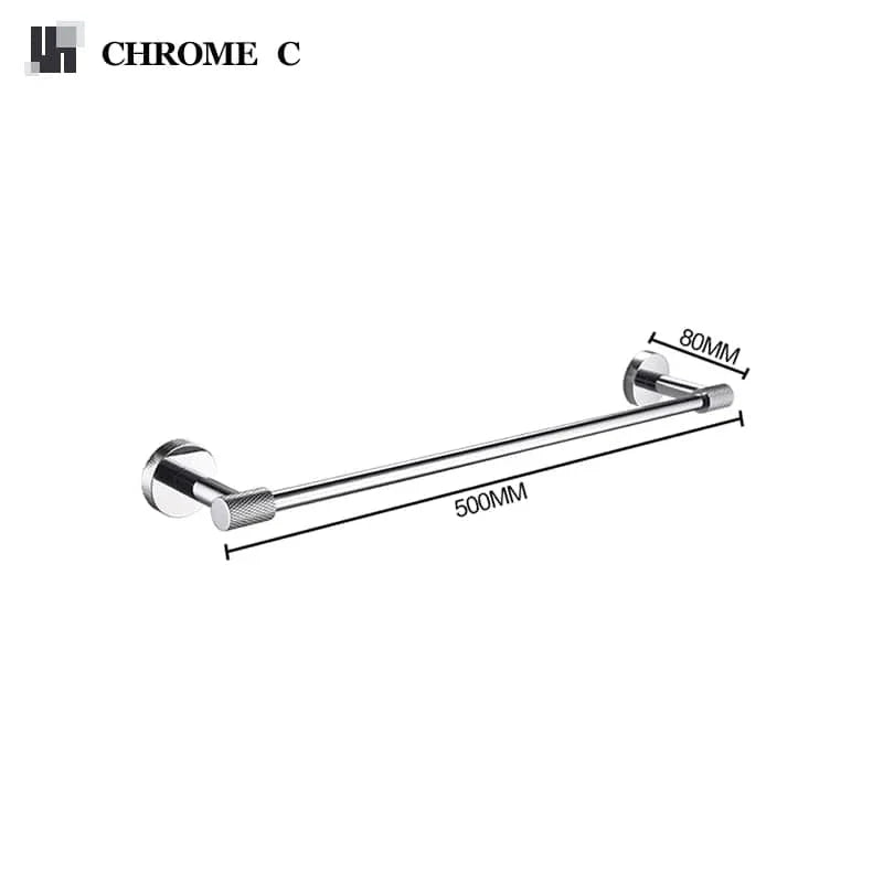 Porte-Serviettes Mural Inox Organisation Élégante Salle de Bain – Linora