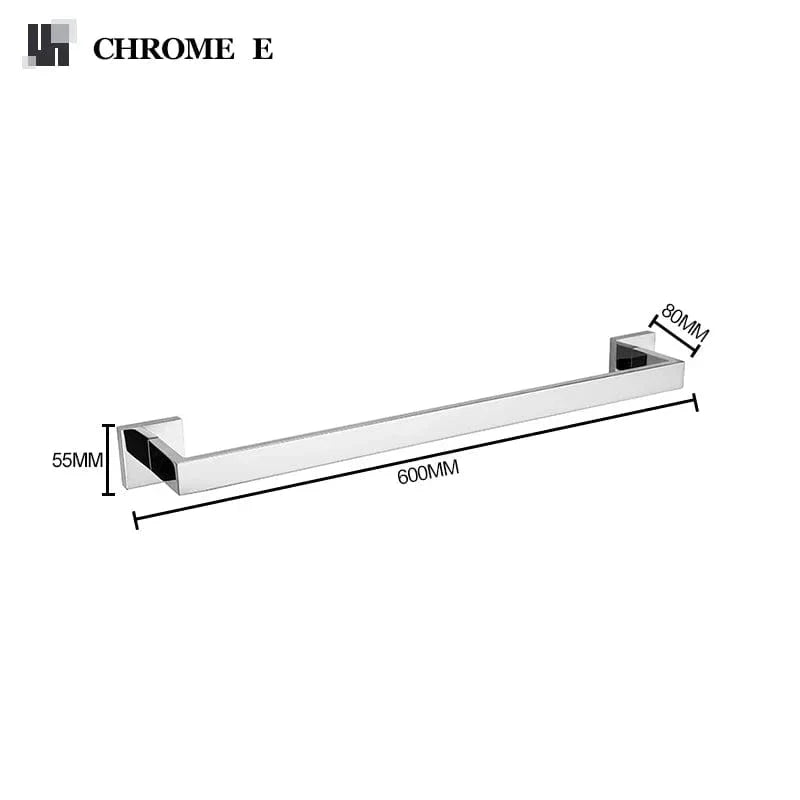 Porte-Serviettes Mural Inox Organisation Élégante Salle de Bain – Linora