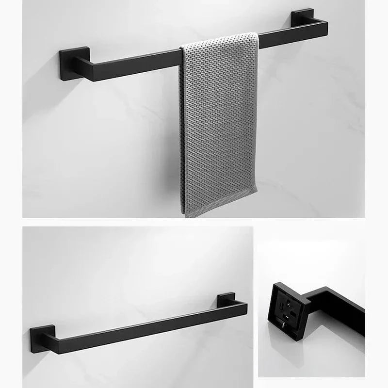Porte-Serviettes Mural Inox Organisation Élégante Salle de Bain – Linora