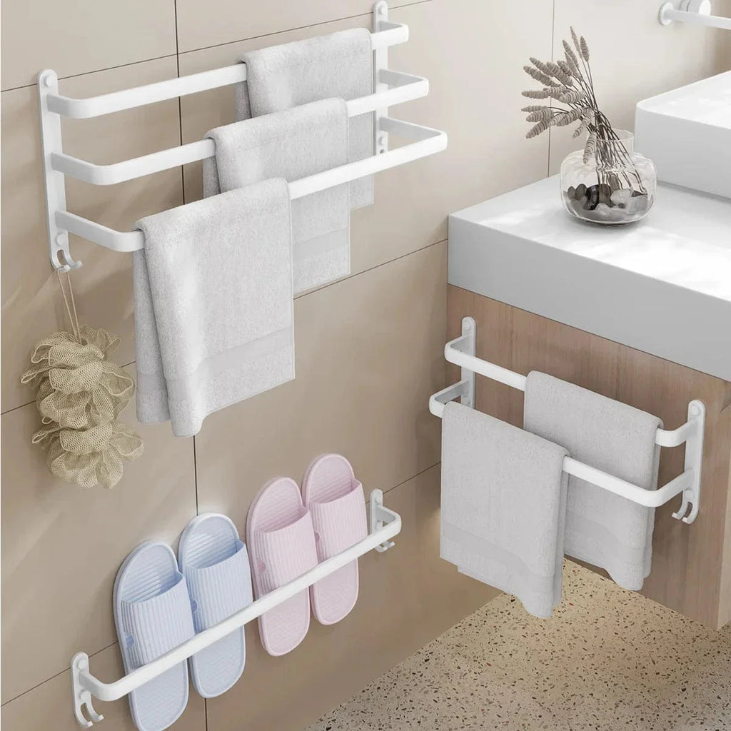 Porte-Serviettes Salle de Bain Rangement Moderne Pose Rapide – Linora