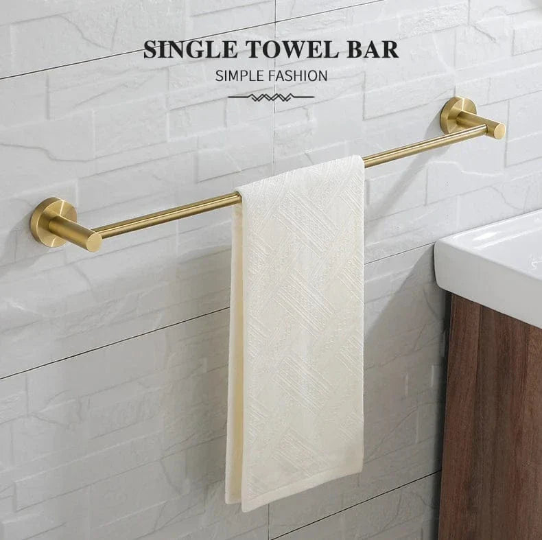 Porte-Serviettes Mural Inox Fixation Solide Style Épuré – Linora