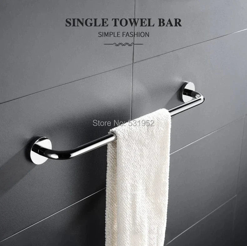 Porte-Serviettes Mural Inox Fixation Solide Style Épuré – Linora