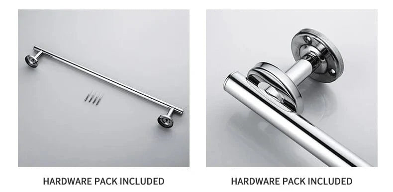 Porte-Serviettes Mural Inox Fixation Solide Style Épuré – Linora