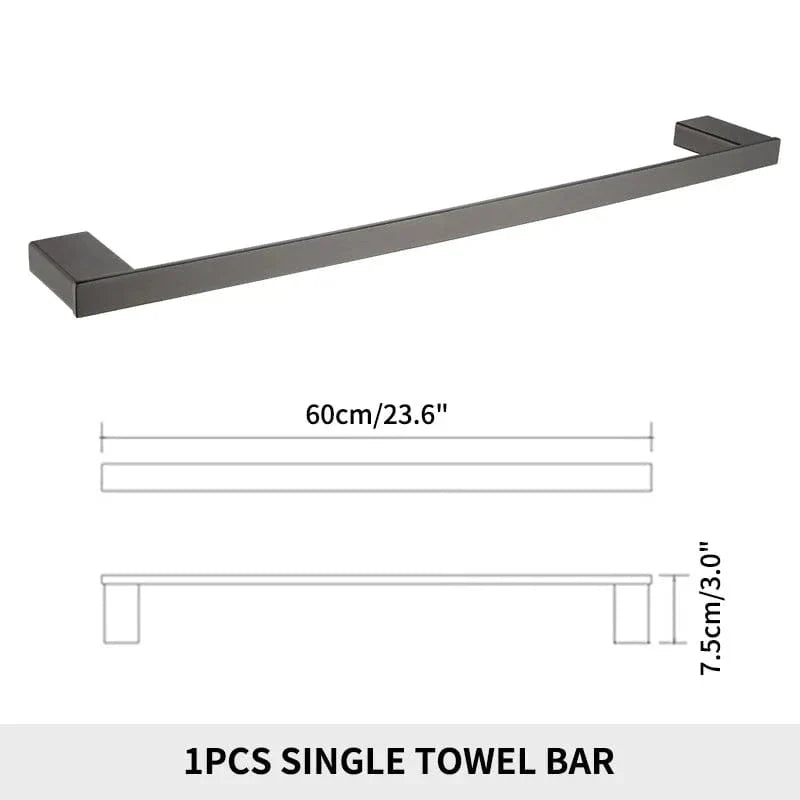 Porte-Serviettes Mural Inox Fixation Solide Style Épuré – Linora