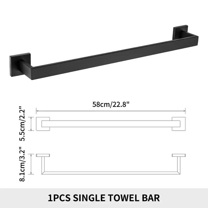 Porte-Serviettes Mural Inox Fixation Solide Style Épuré – Linora