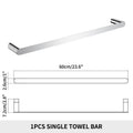 Porte-Serviettes Mural Inox Fixation Solide Style Épuré – Linora