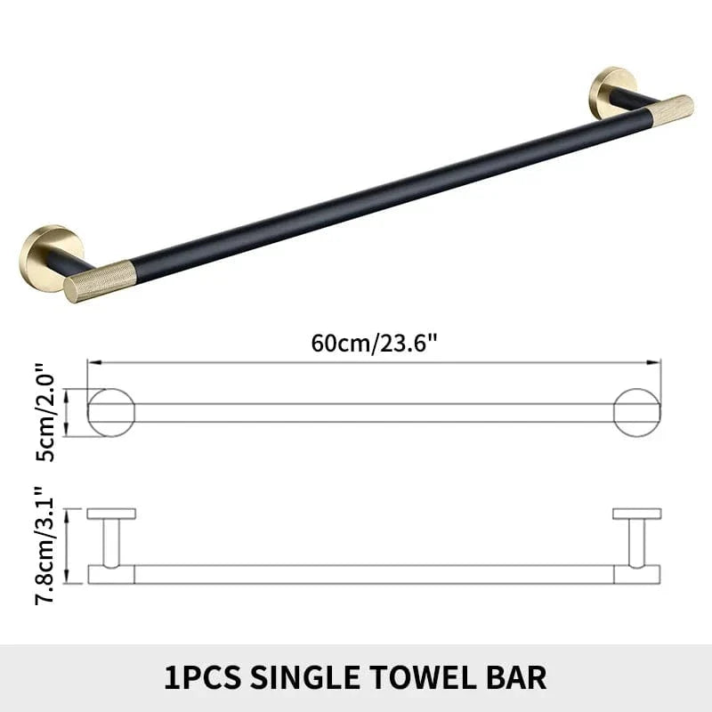 Porte-Serviettes Mural Inox Fixation Solide Style Épuré – Linora