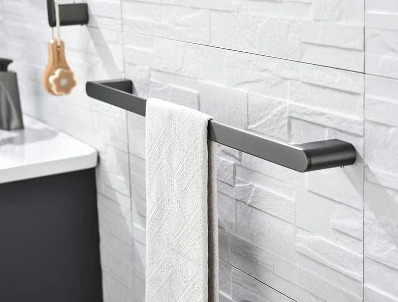 Porte-Serviettes Mural Inox Fixation Solide Style Épuré – Linora