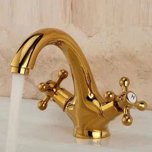 Robinet Lavabo Ancien Chromé Laiton Massif Charme Vintage Fiable – Solvane