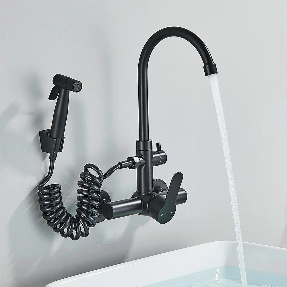 Robinet Cuisine avec Douchette Inox Rinçage Puissant Anti-Rouille – Cuvéa