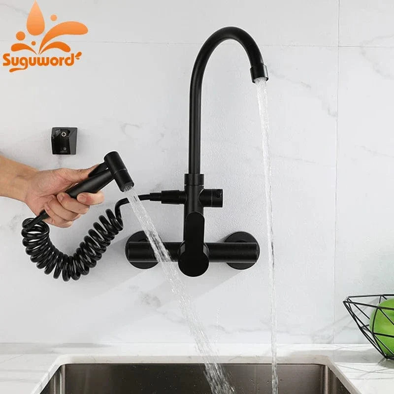 Robinet Cuisine avec Douchette Inox Rinçage Puissant Anti-Rouille – Cuvéa
