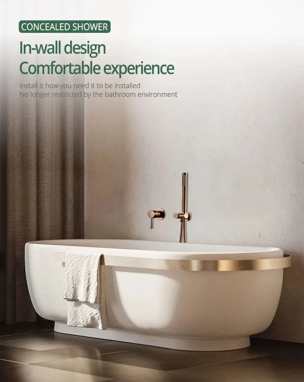 Mitigeur Baignoire Encastrable Laiton Pose Discrète Durable – Vertane