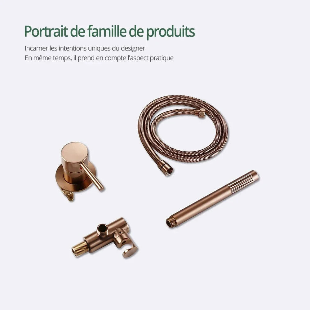 Mitigeur Baignoire Encastrable Laiton Pose Discrète Durable – Vertane