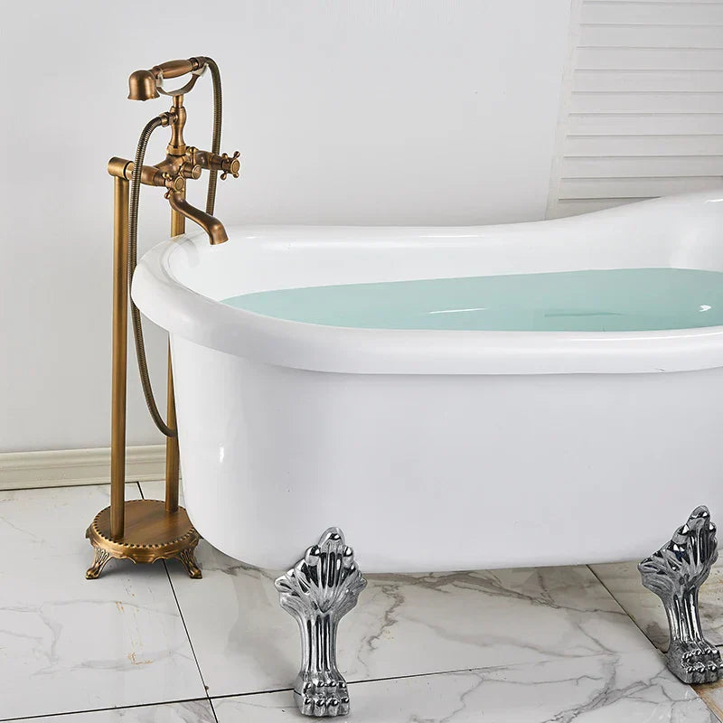 Robinet Baignoire Îlot Mélangeur Élégant Installation Autonome – Vertane