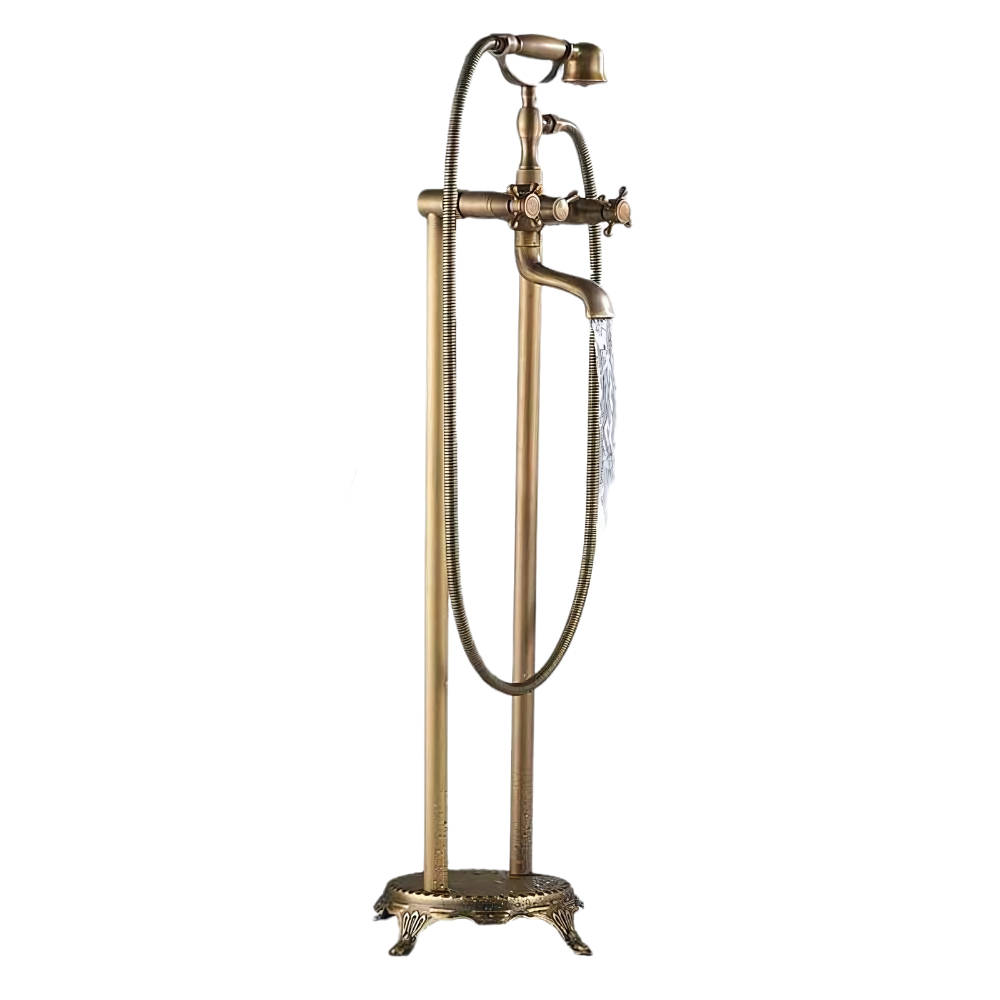 Robinet Baignoire Îlot Mélangeur Élégant Installation Autonome – Vertane