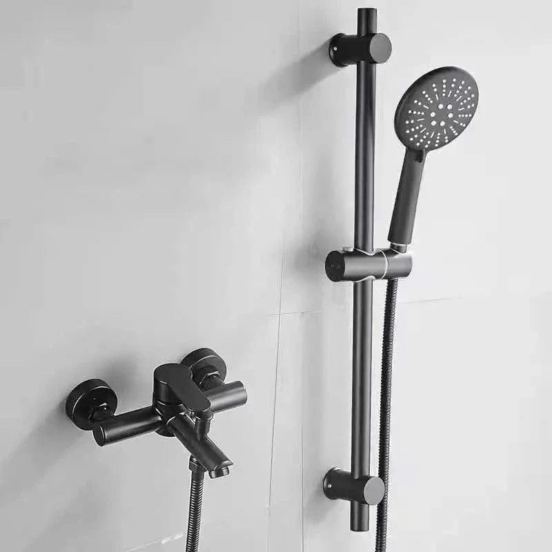 Robinet Baignoire Noir Contemporain Finition Mate Durable – Vertane