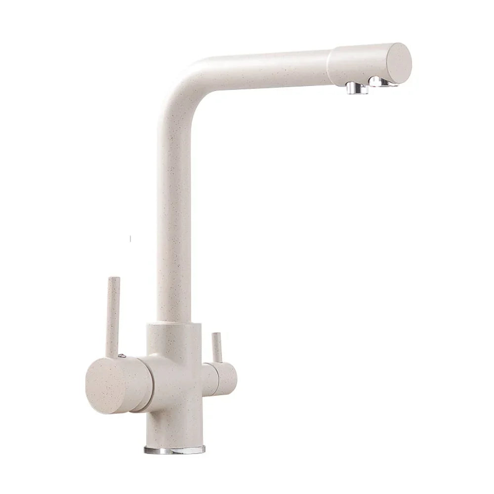Mitigeur Cuisine 3 Voies Laiton Moderne Eau Filtrée Séparée – Cuvéa