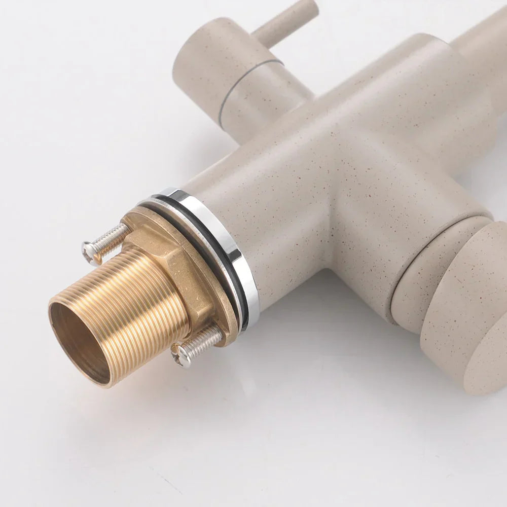 Mitigeur Cuisine 3 Voies Laiton Moderne Eau Filtrée Séparée – Cuvéa