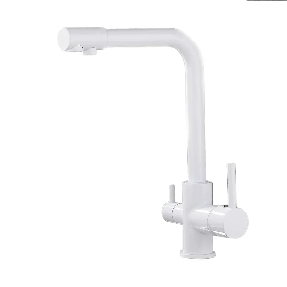 Mitigeur Cuisine 3 Voies Laiton Moderne Eau Filtrée Séparée – Cuvéa