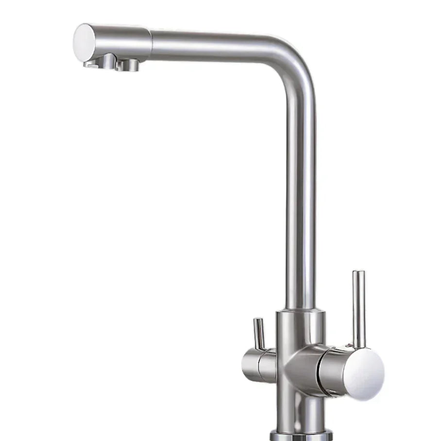 Mitigeur Cuisine 3 Voies Laiton Moderne Eau Filtrée Séparée – Cuvéa