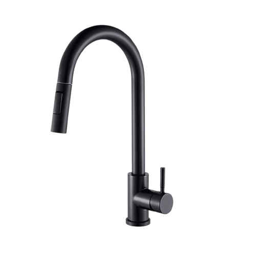 Robinet Cuisine Douchette 2 Fonctions Poignée Unique Acier – Cuvéa
