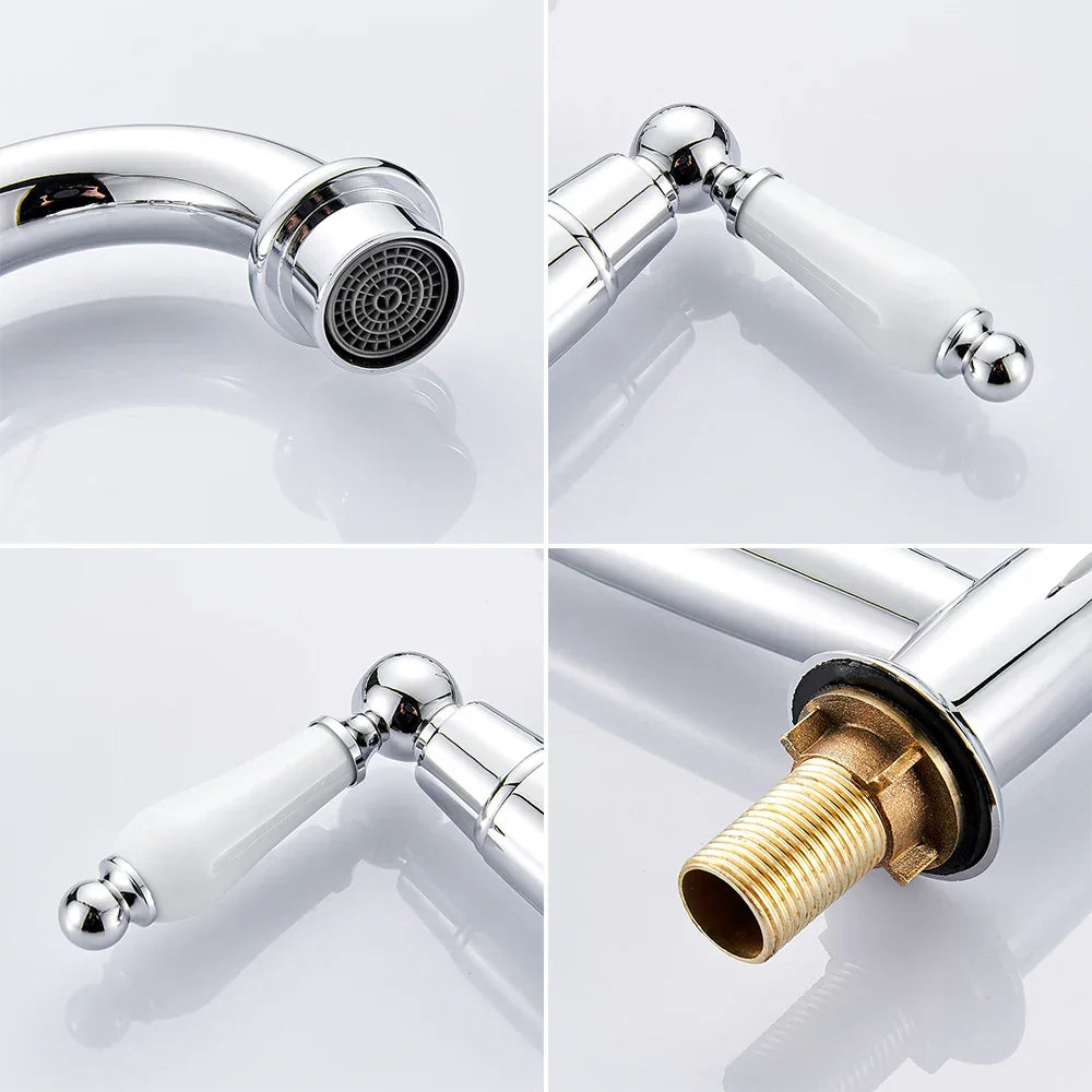 Robinet Cuisine Évier Style Européen Ancien Charme Authentique – Cuvéa
