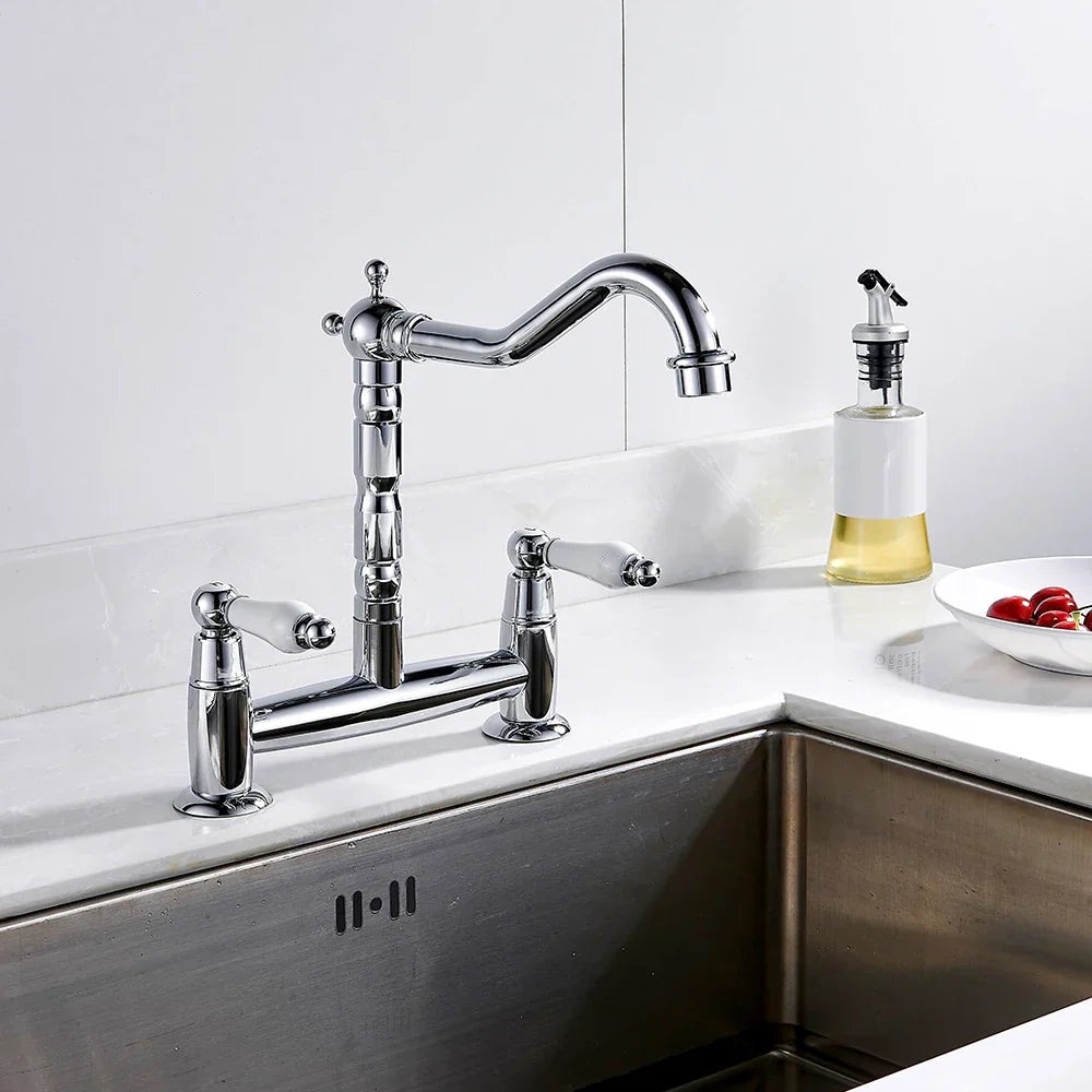 Robinet Cuisine Évier Style Européen Ancien Charme Authentique – Cuvéa