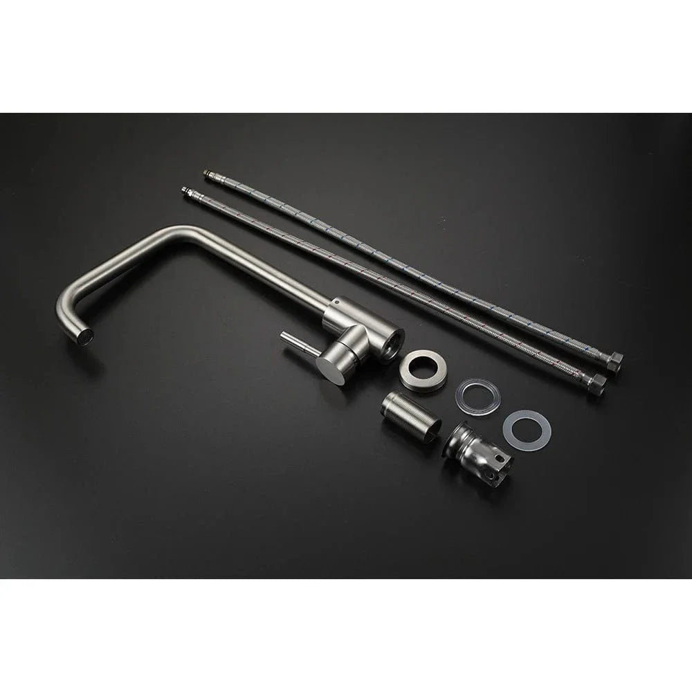 Robinet Cuisine Inox Brossé Design Moderne Anti-Traces – Cuvéa