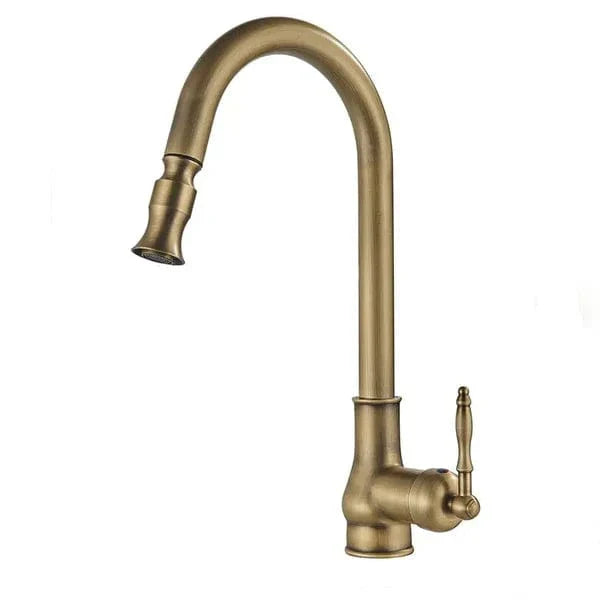 Robinet Cuisine Vintage Douchette Laiton Massif Cachet Durable – Cuvéa