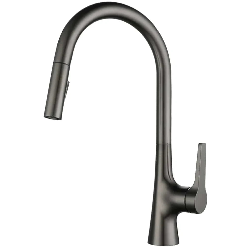 Robinet Évier avec Douchette Laiton Durable Design Moderne – Cuvéa