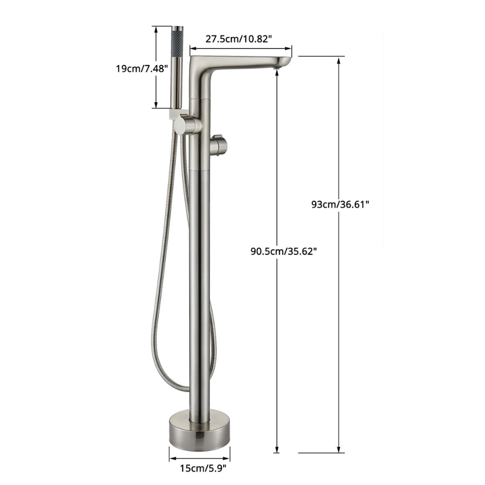Robinet Baignoire avec Douchette Polyvalence et Élégance – Vertane
