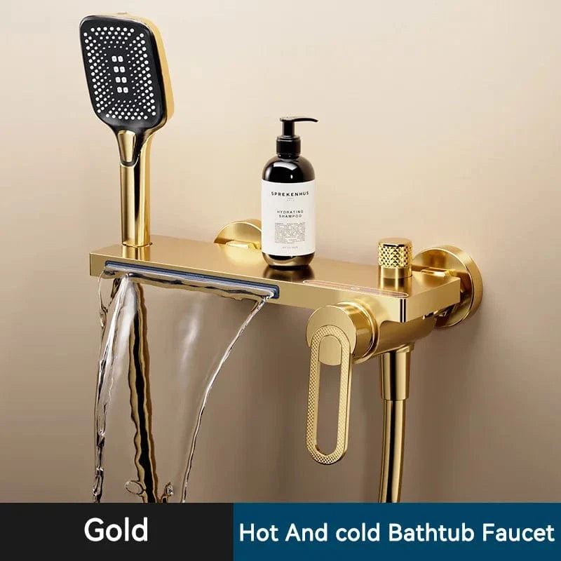 Robinet Baignoire avec Douchette Noir Bain et Rinçage Faciles – Vertane