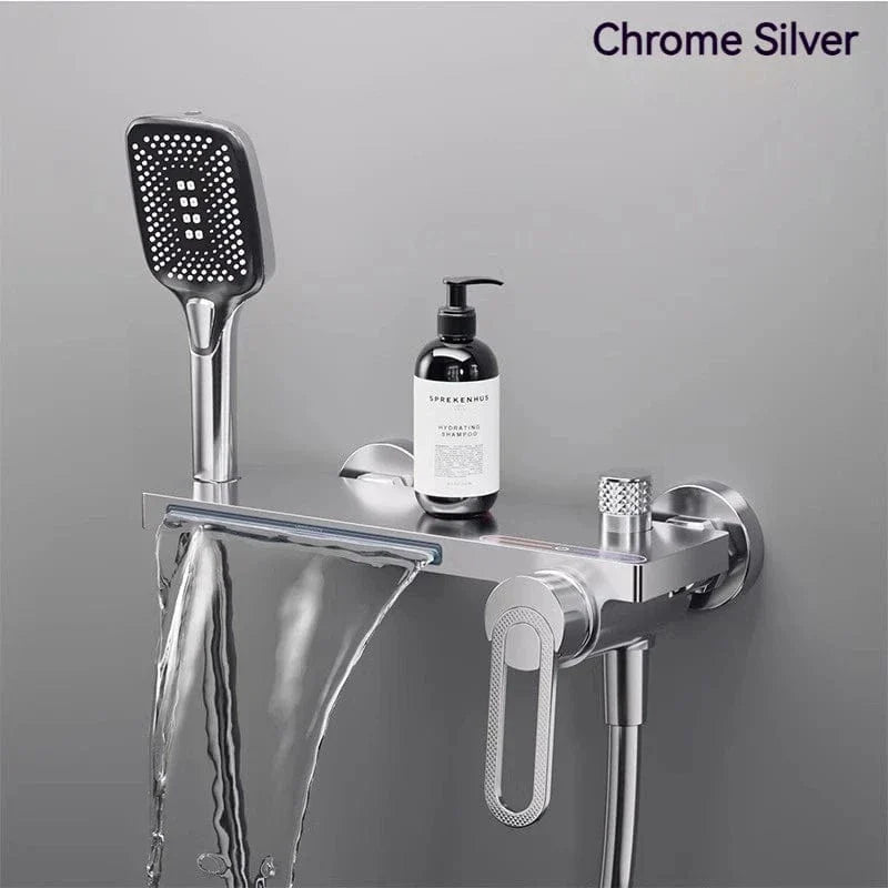 Robinet Baignoire avec Douchette Noir Bain et Rinçage Faciles – Vertane