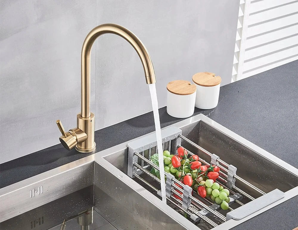 Robinet Cuisine Noir Mat Design Durable Cuisine Épurée – Cuvéa