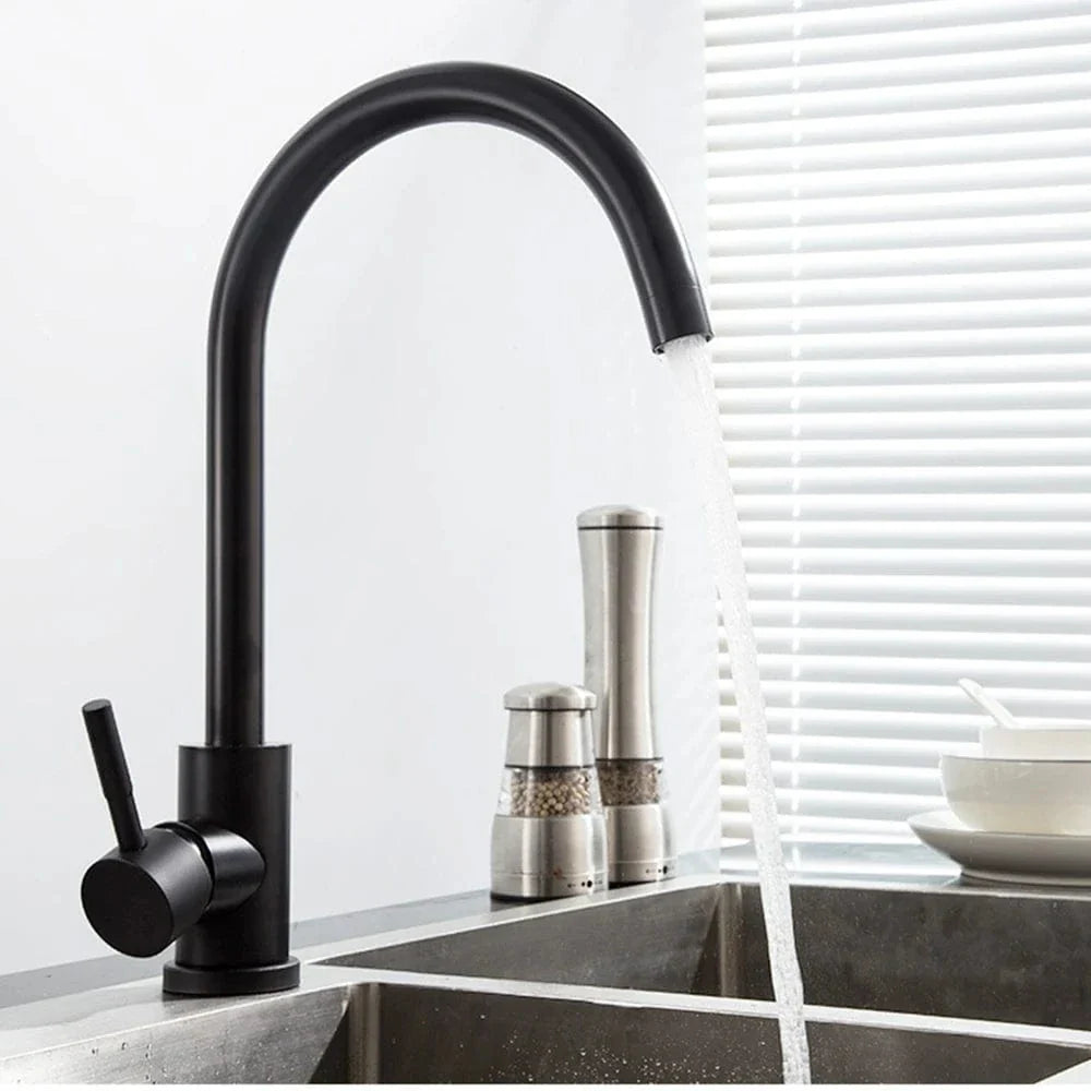 Robinet Cuisine Noir Mat Design Durable Cuisine Épurée – Cuvéa