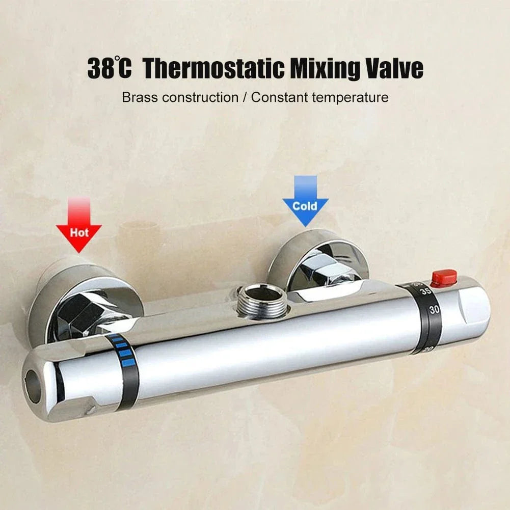 Mitigeur Thermostatique Douche Butée 38°C Sécurité Enfants – Thermya
