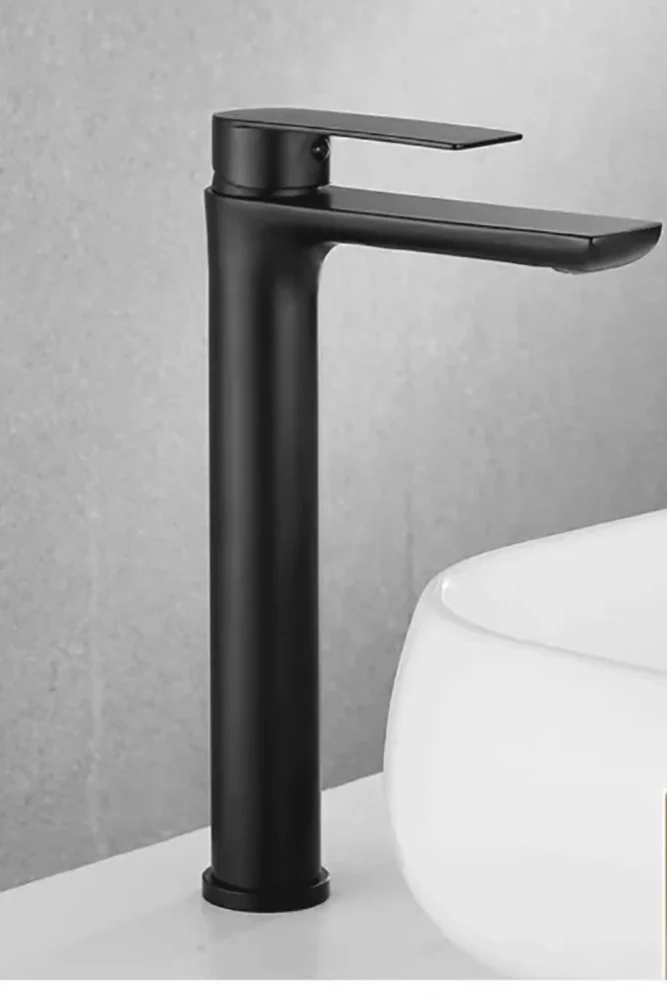 Robinet Lavabo Inox Gris Moderne Résiste à la Corrosion – Solvane