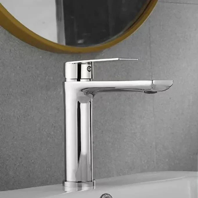 Robinet Lavabo Inox Gris Moderne Résiste à la Corrosion – Solvane