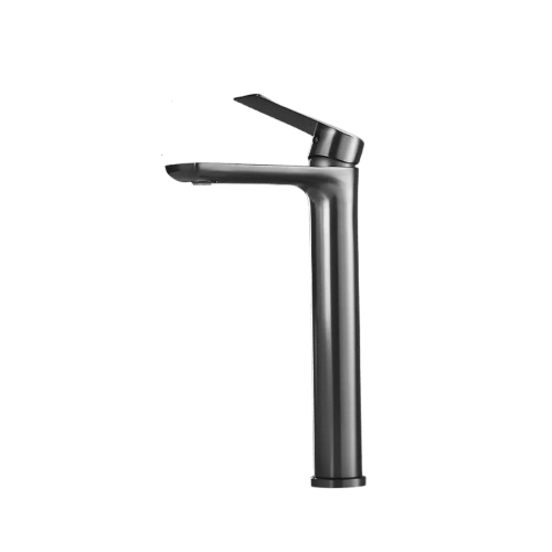 Robinet Lavabo Inox Gris Moderne Résiste à la Corrosion – Solvane