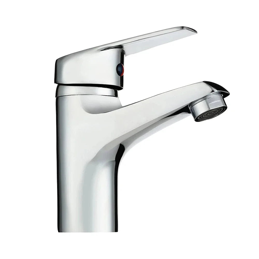 Robinet Lavabo Bec Haut Chromé Espace Généreux Sous le Jet – Solvane