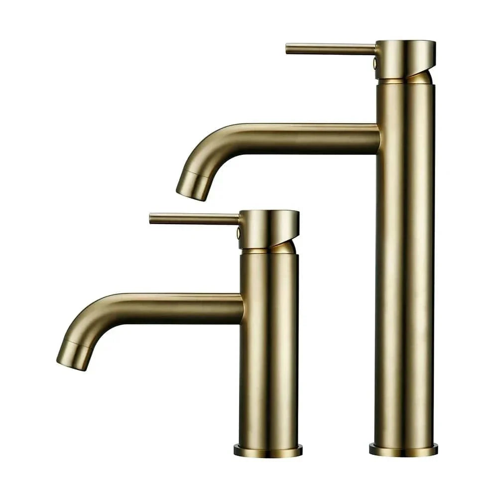 Robinet Lavabo Laiton Massif Solide et Élégant Longue Durée – Solvane