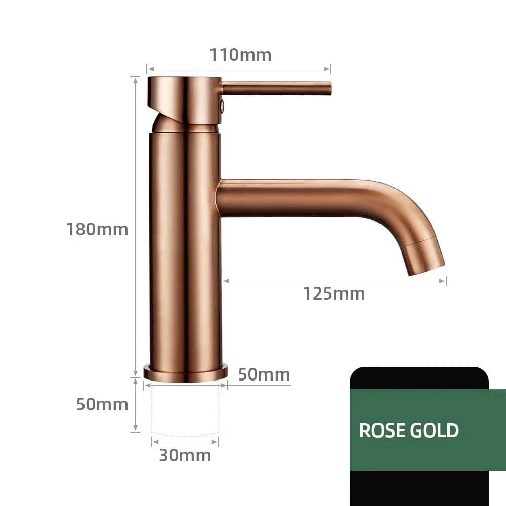Robinet Lavabo Laiton Massif Solide et Élégant Longue Durée – Solvane