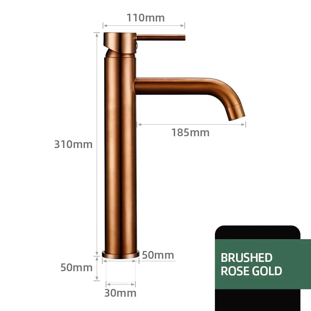 Robinet Lavabo Laiton Massif Solide et Élégant Longue Durée – Solvane