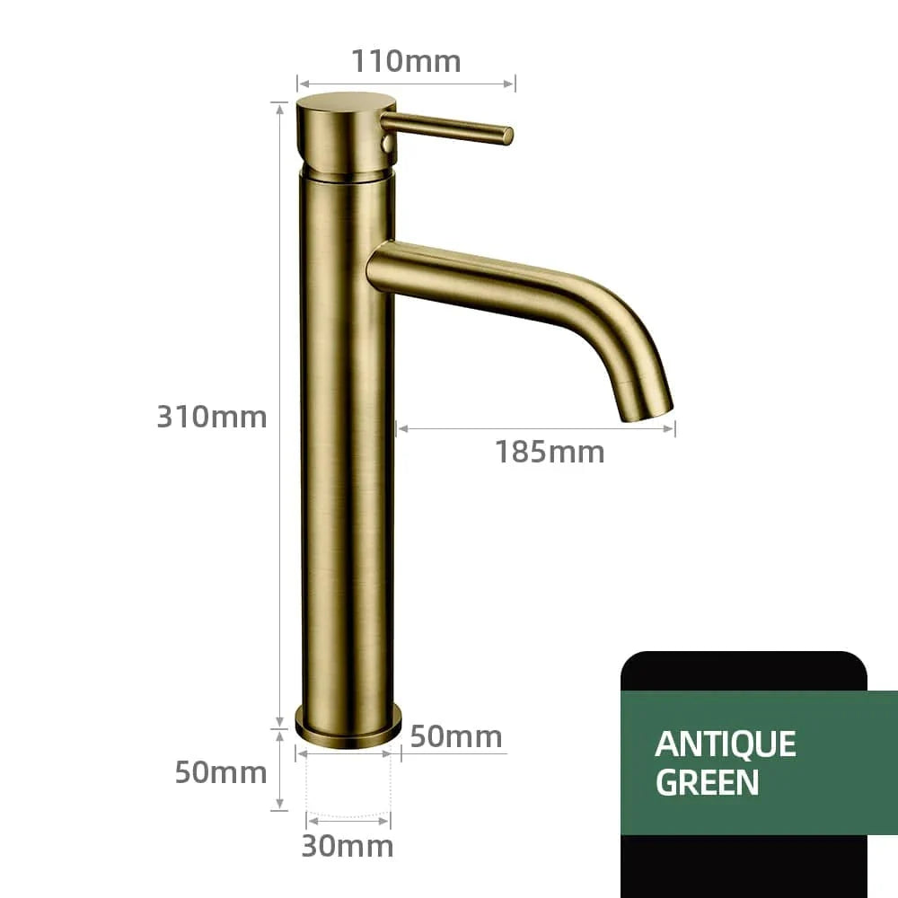 Robinet Lavabo Laiton Massif Solide et Élégant Longue Durée – Solvane