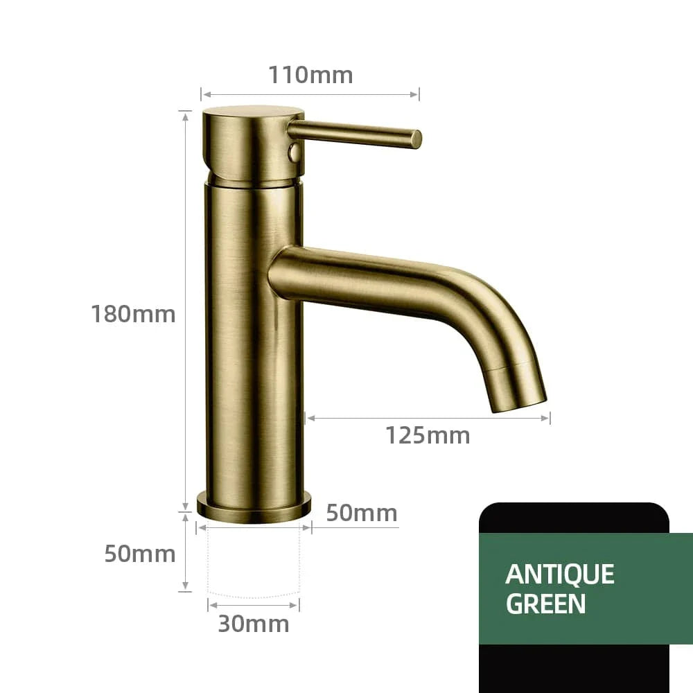 Robinet Lavabo Laiton Massif Solide et Élégant Longue Durée – Solvane