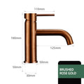 Robinet Lavabo Laiton Massif Solide et Élégant Longue Durée – Solvane