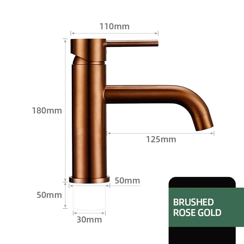 Robinet Lavabo Laiton Massif Solide et Élégant Longue Durée – Solvane
