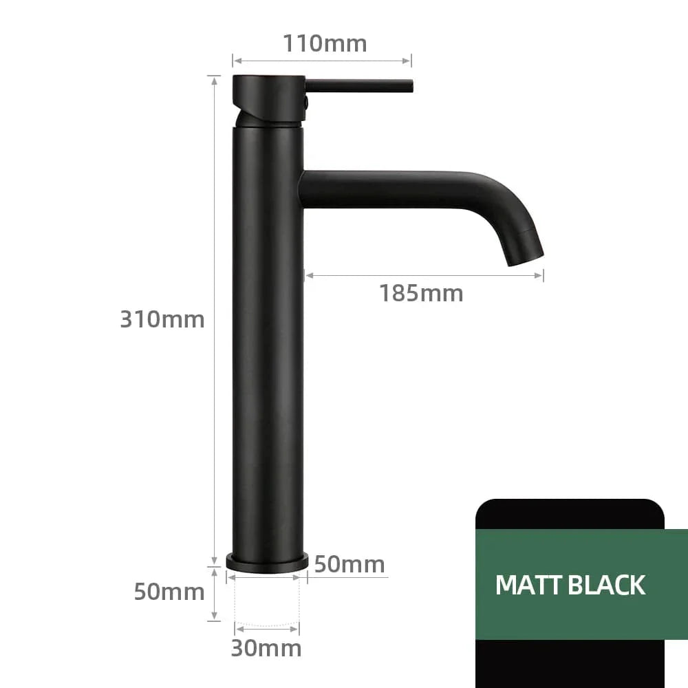 Robinet Lavabo Laiton Massif Solide et Élégant Longue Durée – Solvane