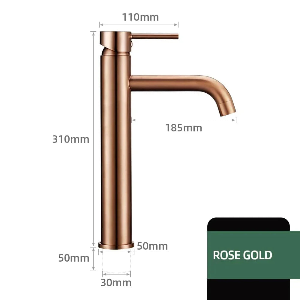 Robinet Lavabo Laiton Massif Solide et Élégant Longue Durée – Solvane